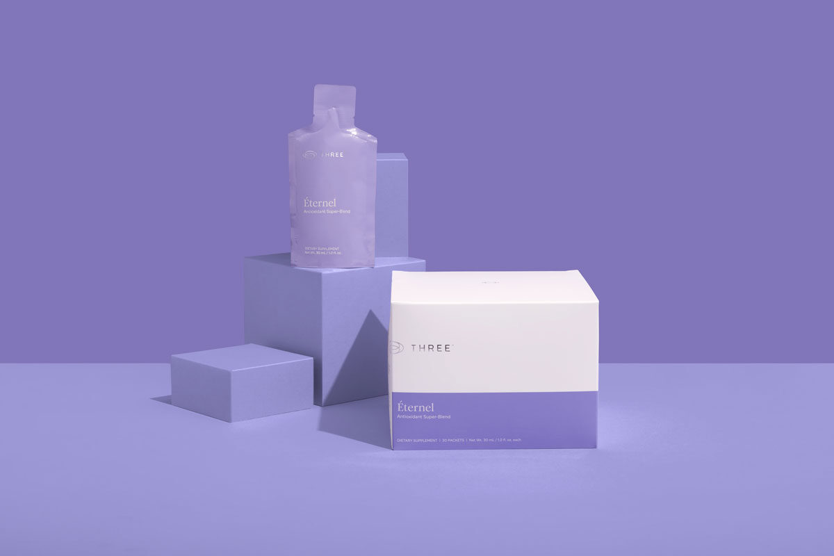 Eternel by THREE is formulated with powerful antioxidants and glutathione