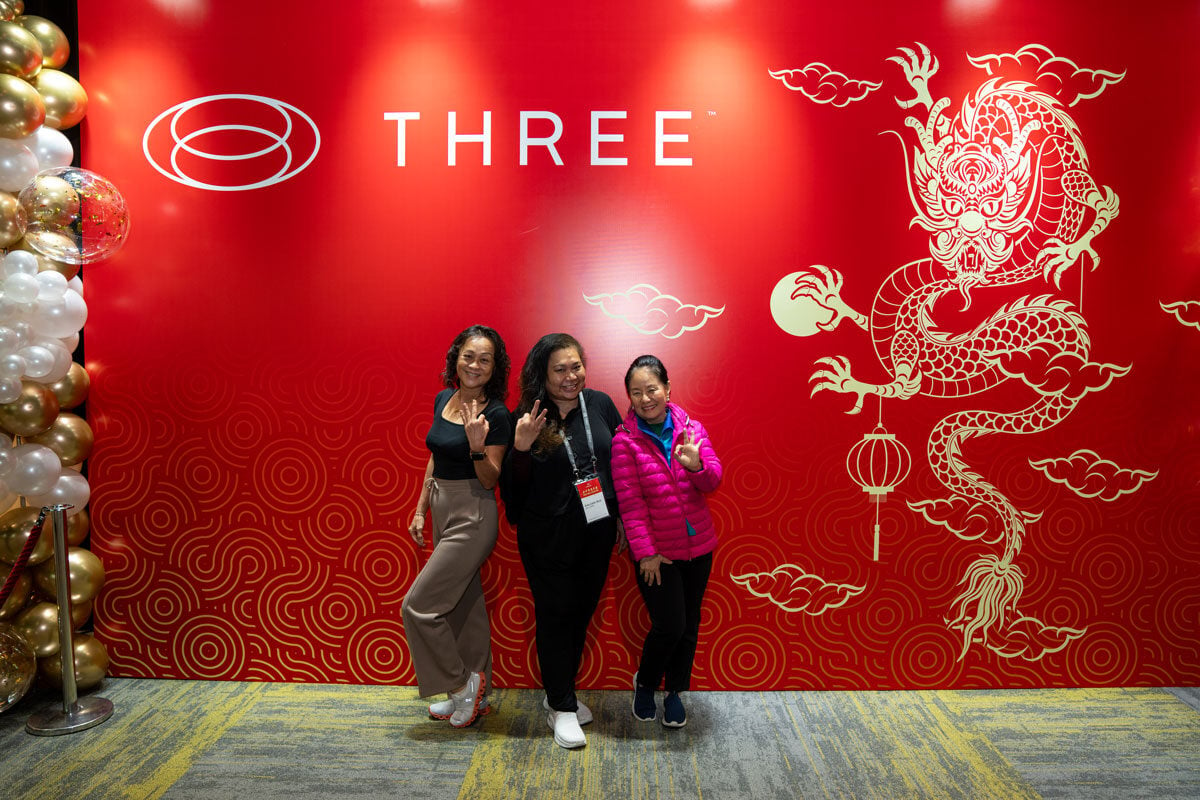 THREE Brand Ambassadors at the Hong Kong Convention