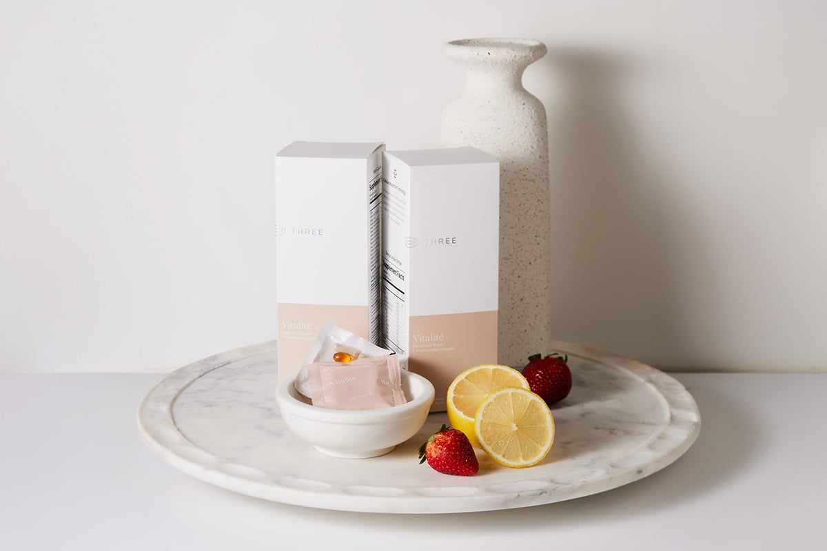vitalite by three is a daily multivitamin with 16 essential amino acids